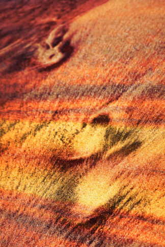 Abstract Footpath in Sand - Colorful Stock Photos