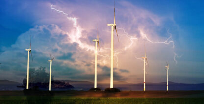 Windmill Energy Production 01 - Colorful Stock Photos