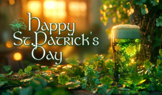 Happy St.Patrick's Day - Irish Beer Glass Image